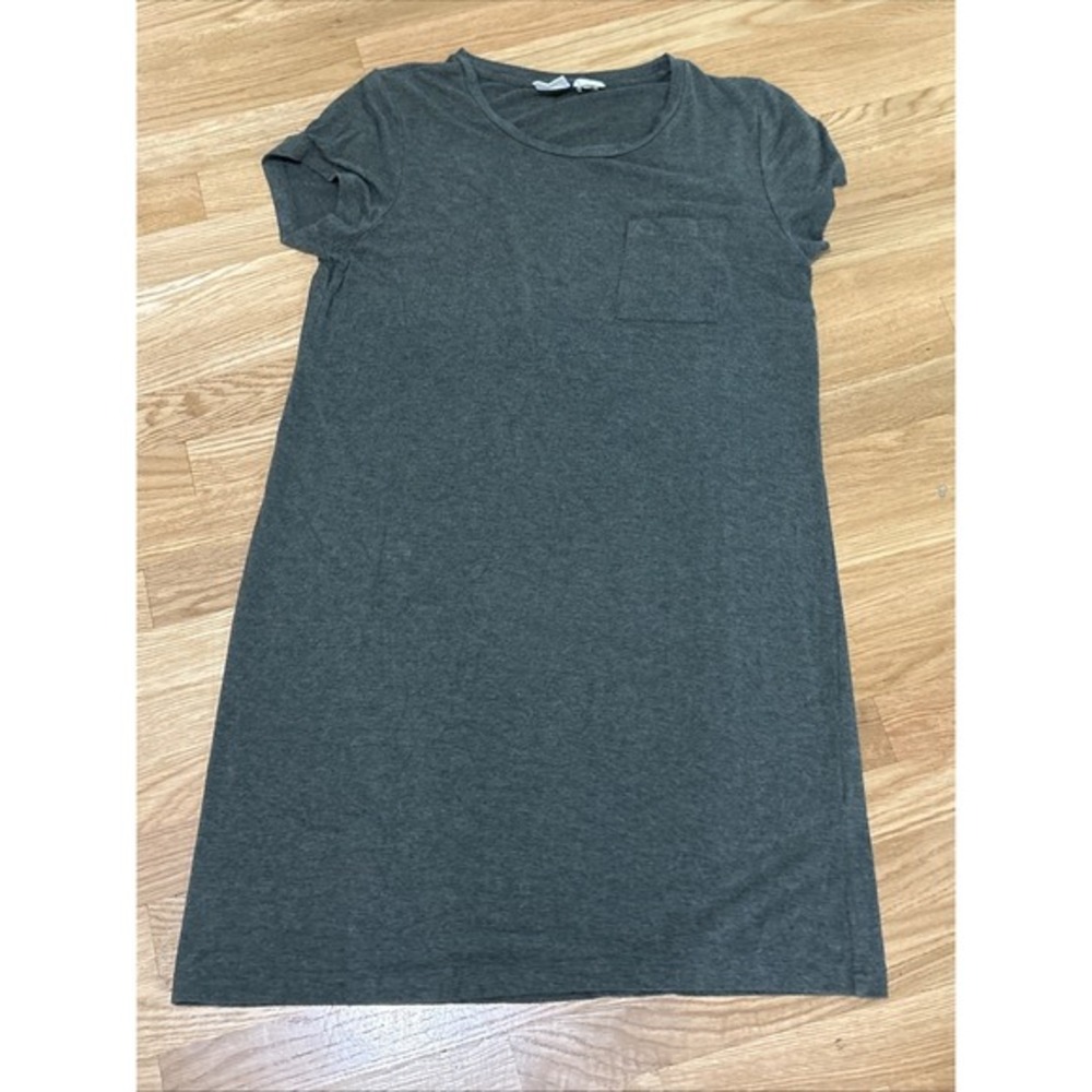 C&C California Hunter‎ Green Rayon Spandex Comfy Soft Knit T-Shirt Dress Large - Picture 5 of 6